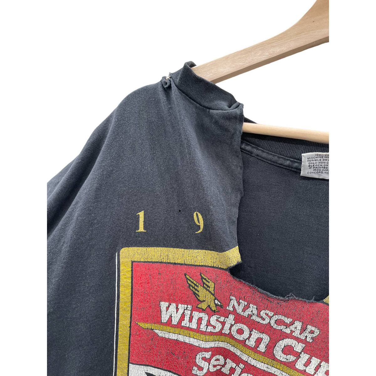 Vintage 1996 Nascar Winston Cup Series Distressed Graphic T-Shirt