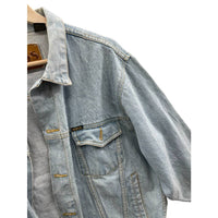 Vintage 1990's BOSS Light Wash Denim Trucker Jacket