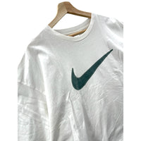 Vintage 1990's Nike Green Swoosh Graphic T-Shirt