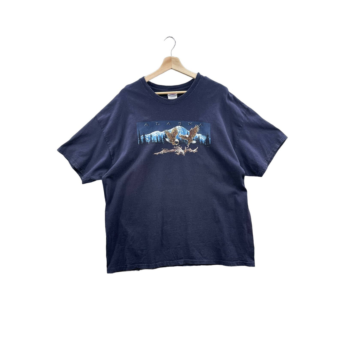 Vintage 1990's Alaska Bald Eagles Graphic T-Shirt