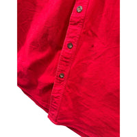 Vintage Woolrich Men's Red Chamois Button Up L/S Shirt