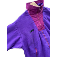 Vintage 1990's Columbia Sportswear Womens Two-Tone Full Zip Fleece Jacket