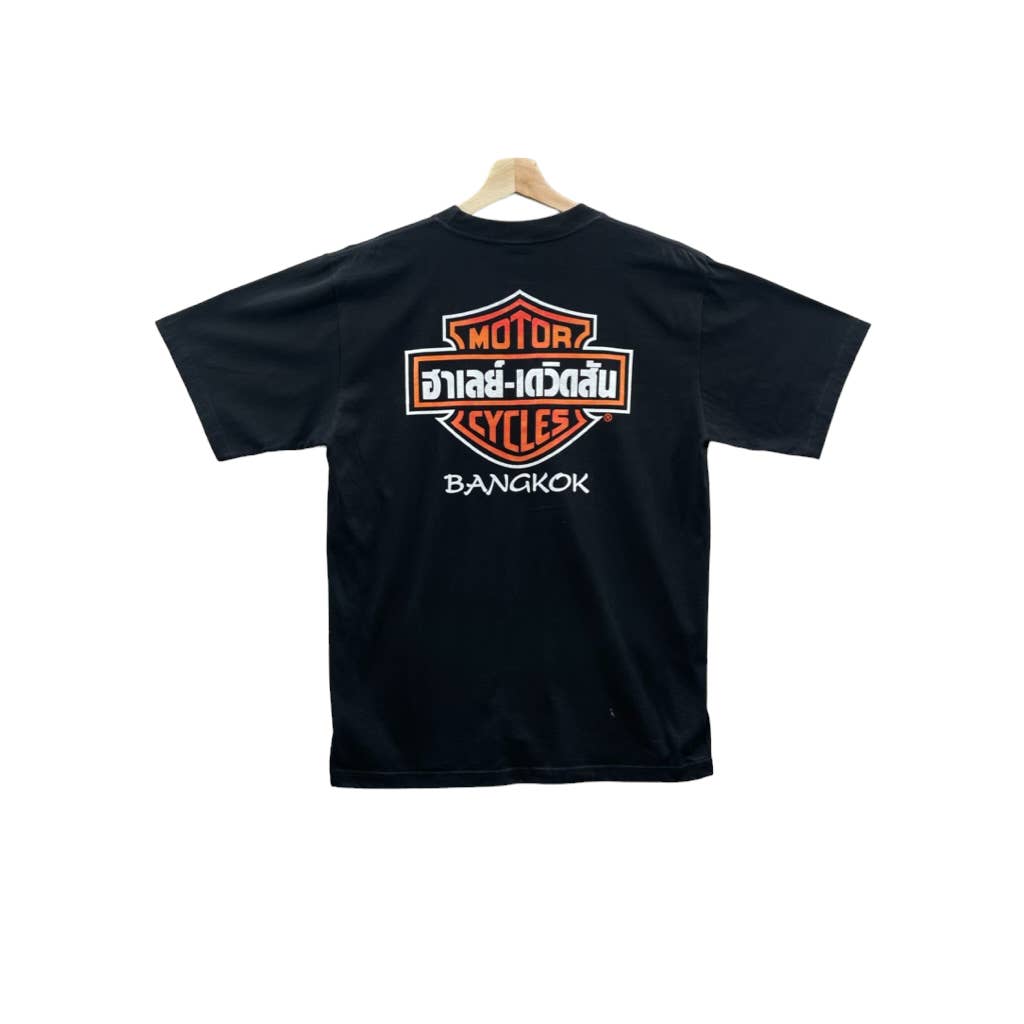 Vintage 2000's Harley-Davidson Bangkok Crest Graphic T-Shirt