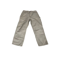 Vintage 2000's Carhartt Distressed Stone Grey Carpenter Pants