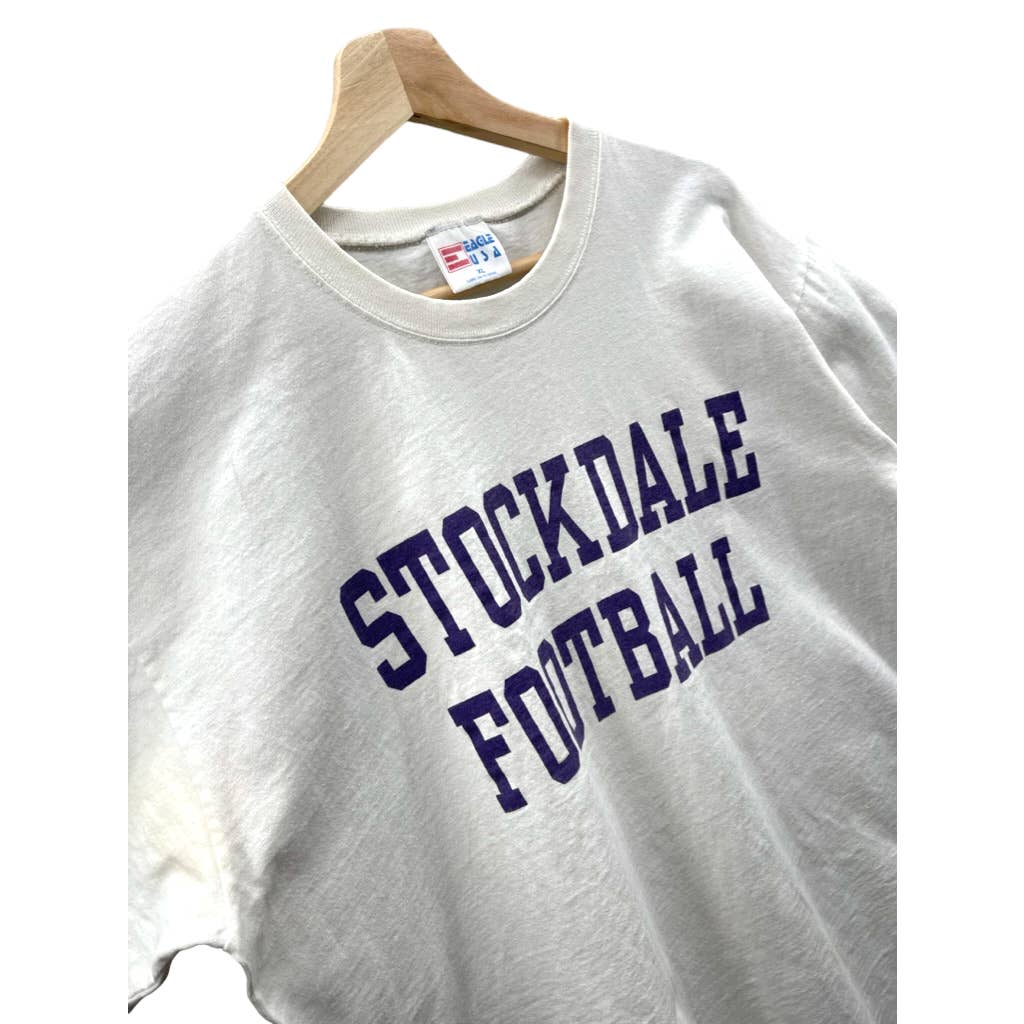Vintage 1990's Stockdale Football Graphic T-Shirt