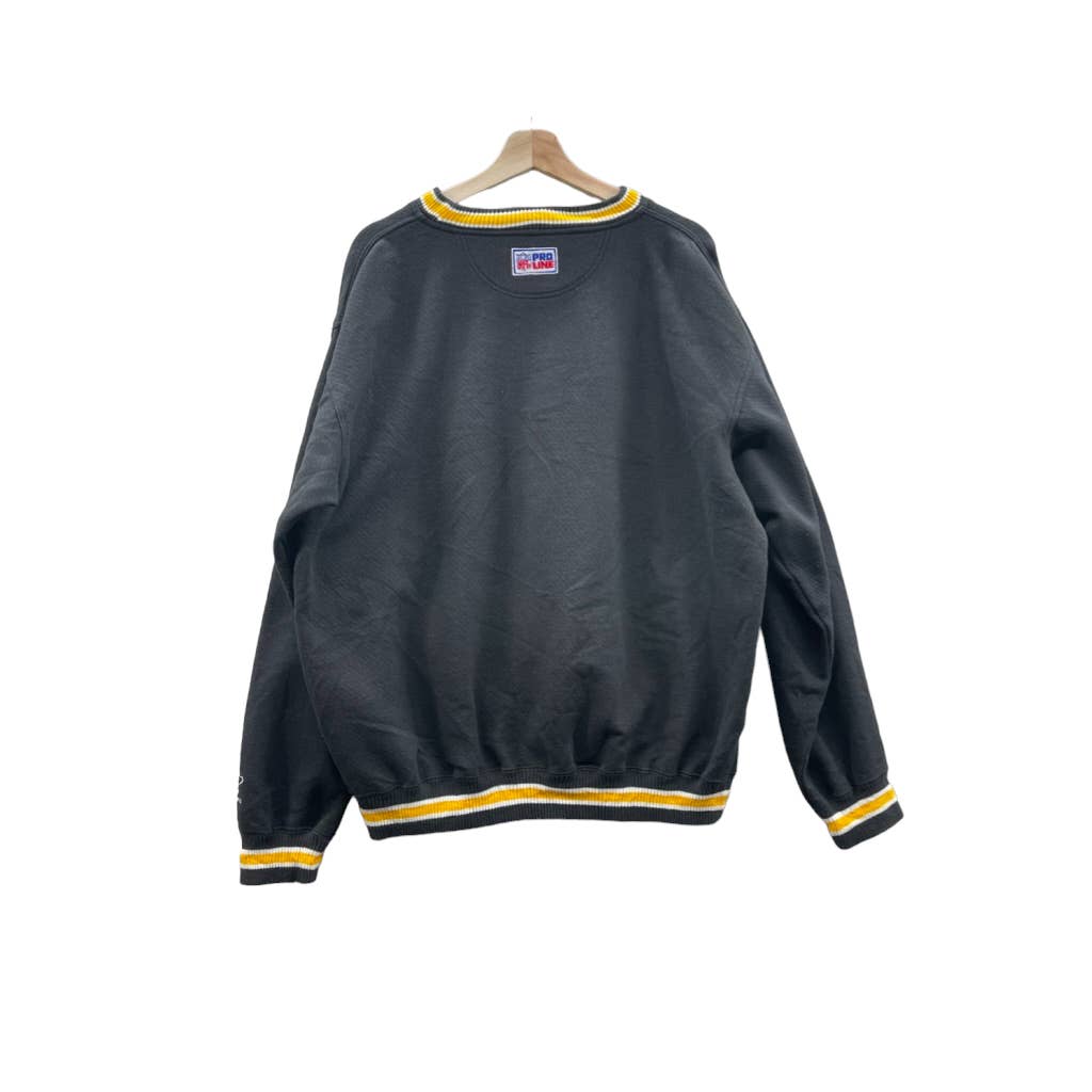 Vintage 1990's Pittsburgh Steelers Logo Athletic Knitted Crewneck