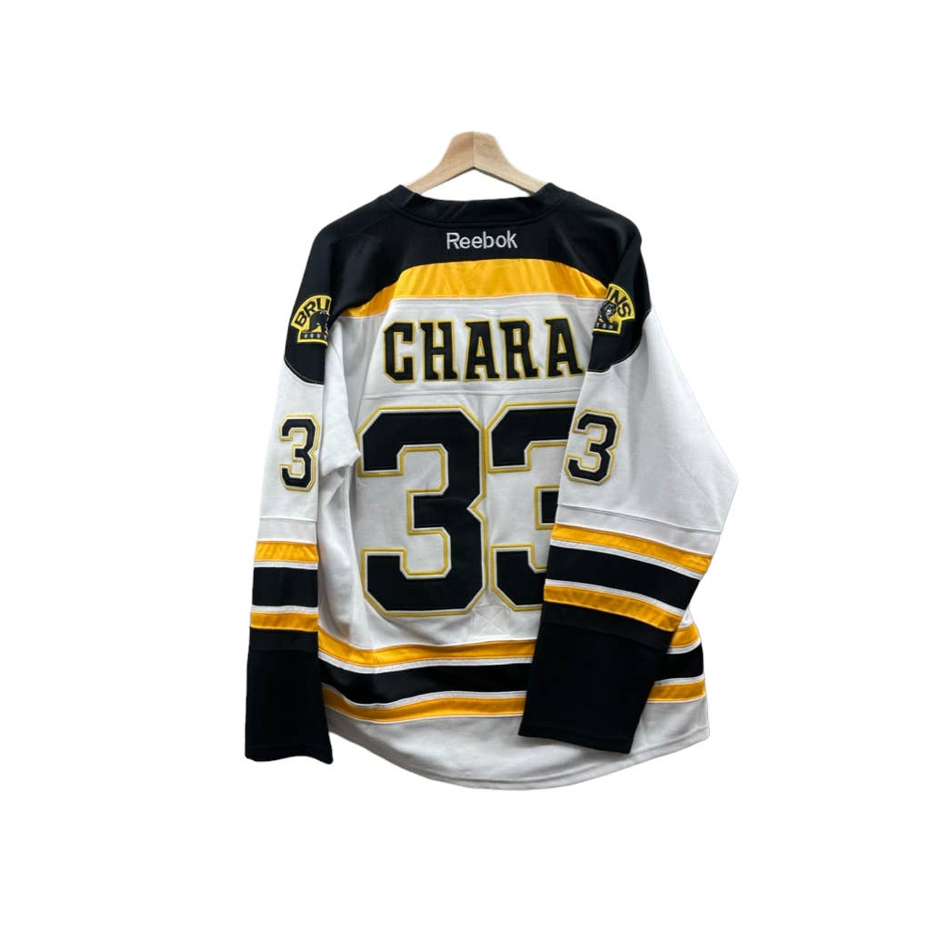 Vintage 2000's Reebok Boston Bruins CCM Chara #33 NHL Jersey