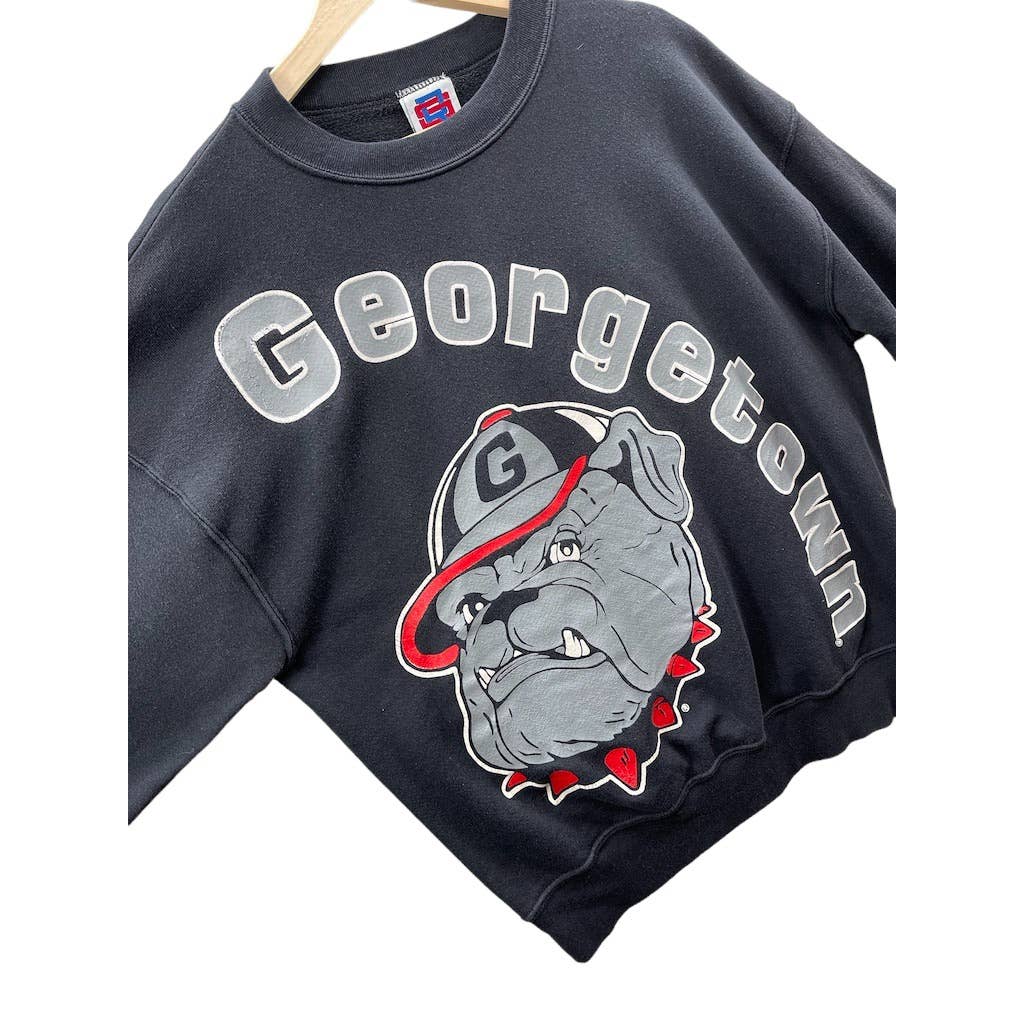 Vintage 1990's Georgetown University Bulldogs Graphic Crewneck