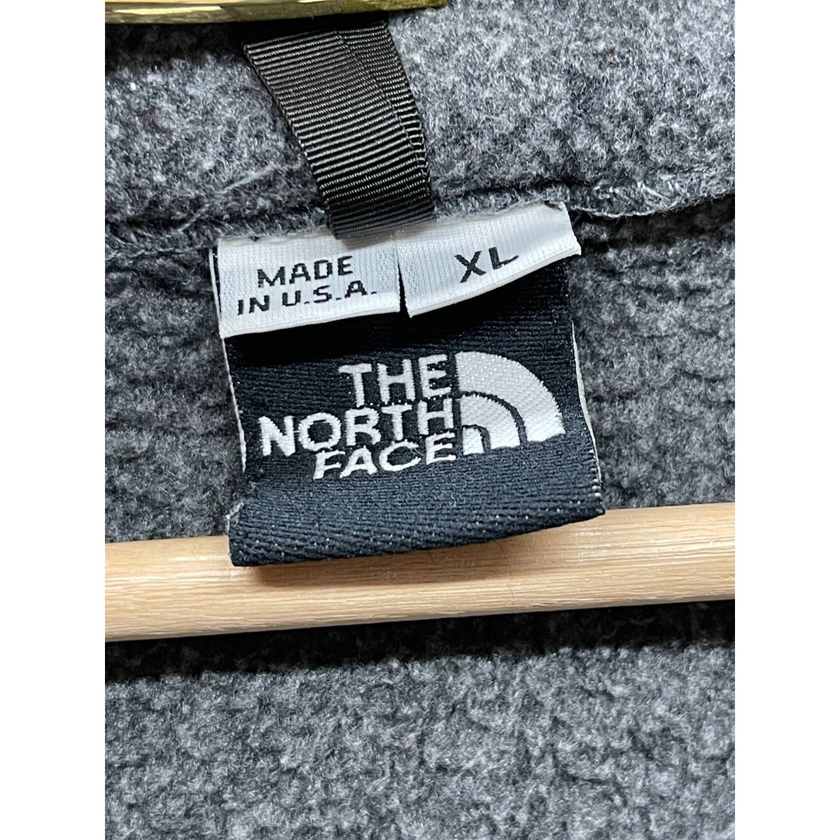 The North Face Men's 90's Full Zip Dark Gray Fleece Jacket