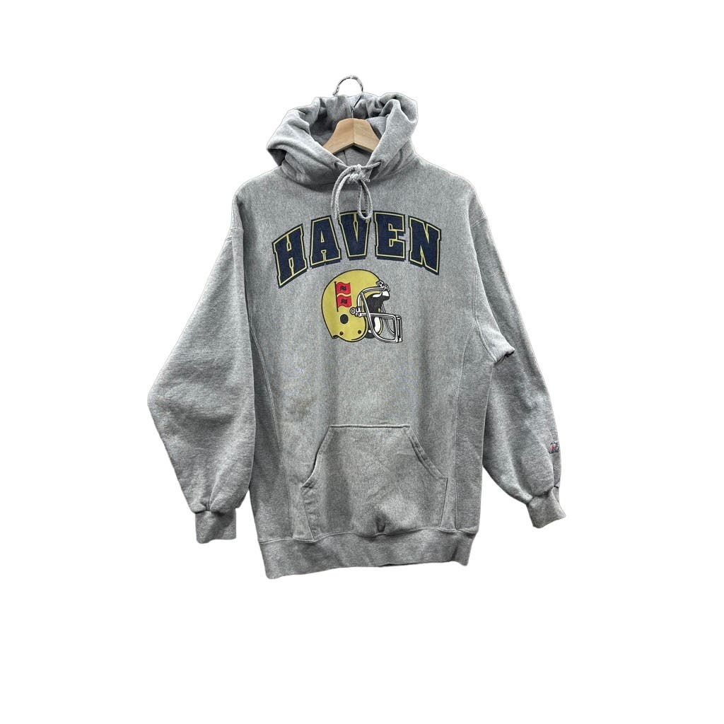 Vintage 1990's Boathouse Sports Haven Football Graphic Hoodie