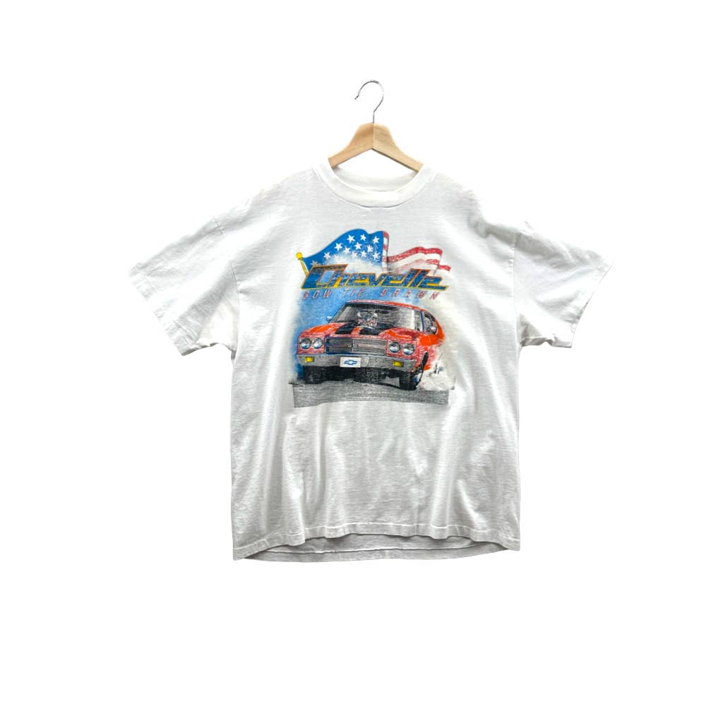 Vintage 1990's Chevy Chevelle American Racing Graphic T-Shirt