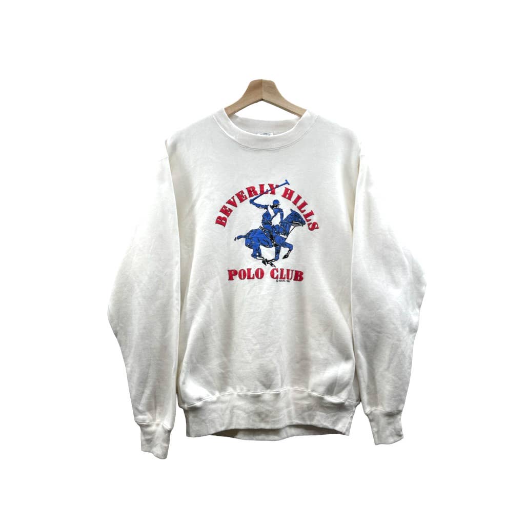 Vintage 1982 Beverly Hills Polo Club Graphic Crewneck