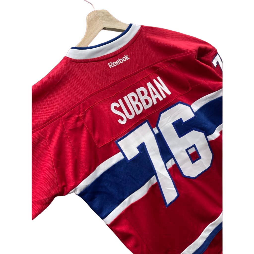 Vintage Reebok Montreal Canadiens PK Subban #76 Youth NHL Hockey Jersey