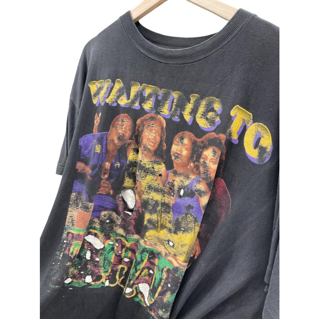 Vintage 1990's Waiting To Exhale Distressed Movie Promo Tee