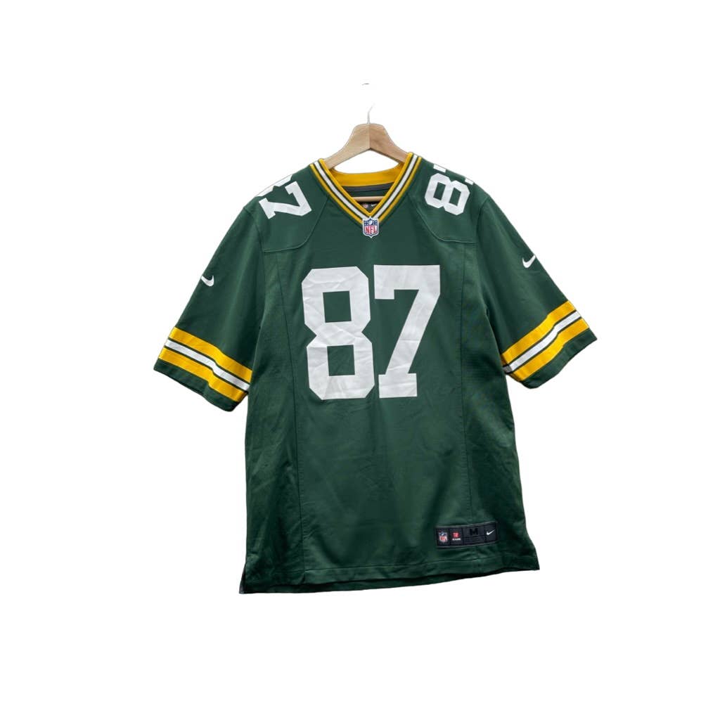 Vintage 2000's Nike Dri-Fit Green Bay Packers Jordy Nelson Home Jersey