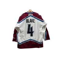 Vintage CCM Authentic Colorado Avalanche Rob Blake #4 NHL Hockey Jersey