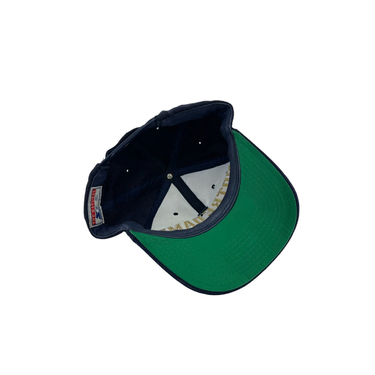 Vintage 1990's Starter Notre Dame University Embroidered Snapback Hat