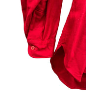 Vintage 1990's Pendleton Red Virgin Wool Button-Up Shirt