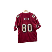 Vintage 1990's San Francisco 49ers Starter Jerry Rice Youth NFL Jersey