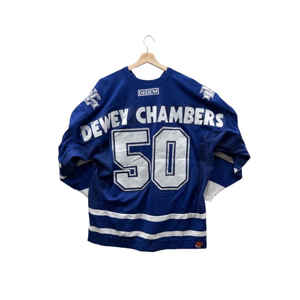 Vintage 1990's Toronto Maple Leafs Official CCM Dewey Chambers Jersey 90s NHL Hockey