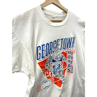 Vintage 1990's Georgetown Hoyas Basketball Logo T-Shirt