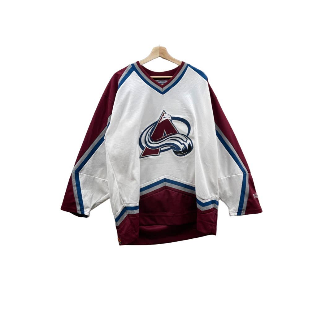 Vintage CCM Authentic Colorado Avalanche Rob Blake #4 NHL Hockey Jersey