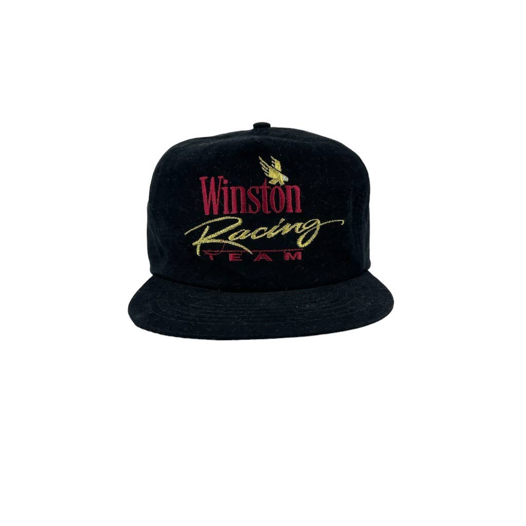 Vintage 1990's Winston Racing Suede Trucker Hat