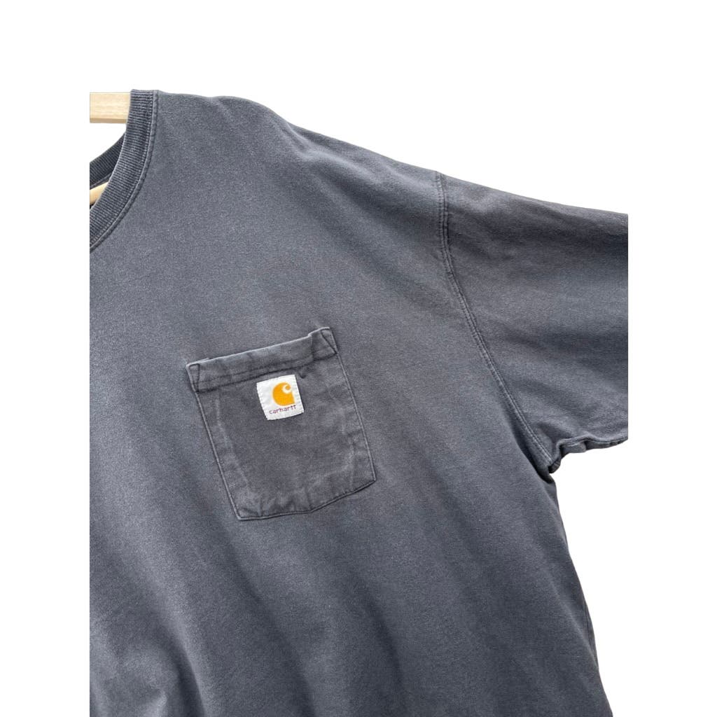 Vintage Carhartt Essential Black L/S Pocket T-Shirt