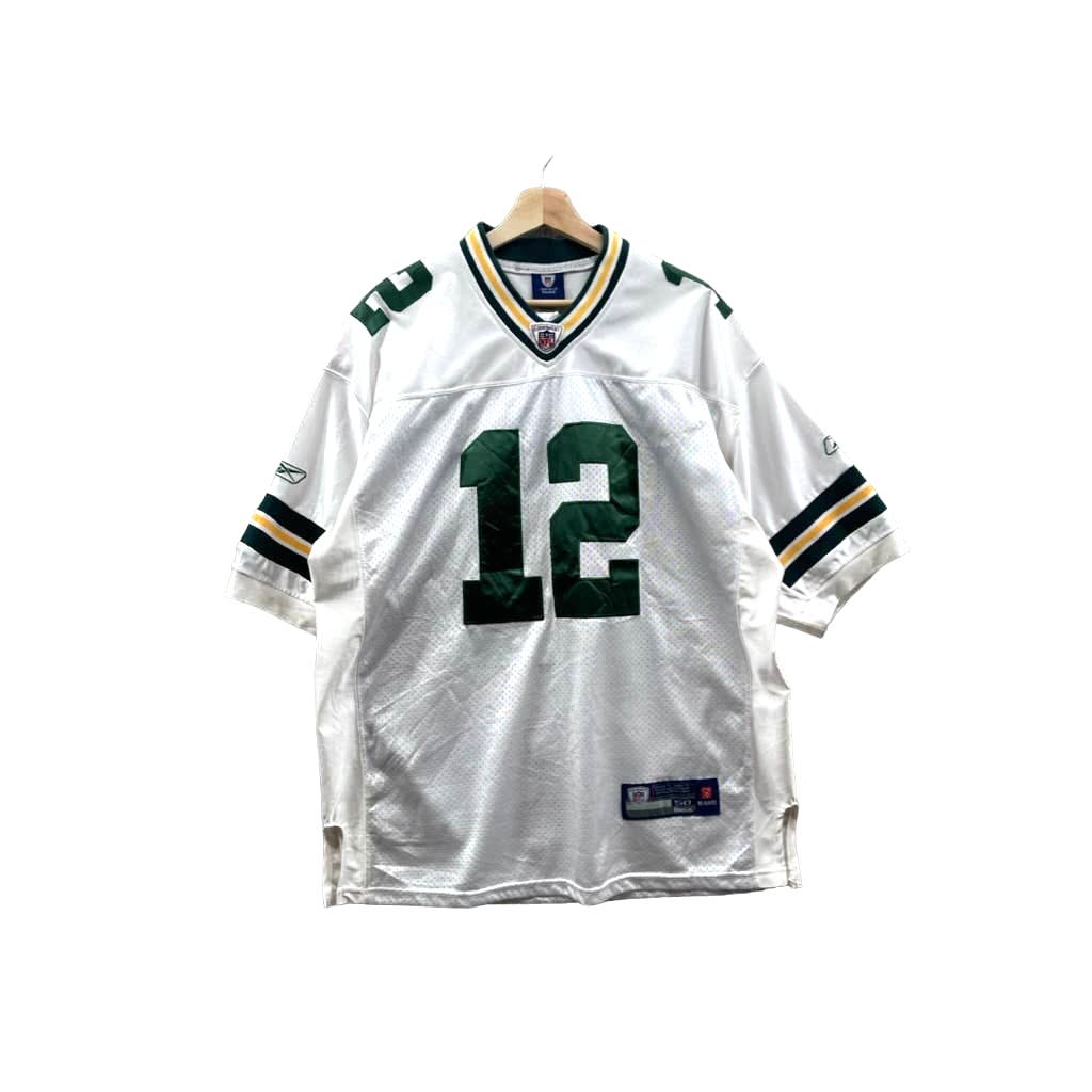 Vintage Reebok Green Bay Packers Aaron Rodgers NFL Away Jersey