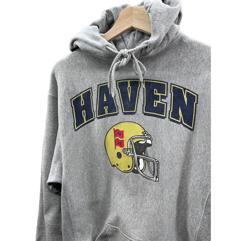Vintage 1990's Boathouse Sports Haven Football Graphic Hoodie