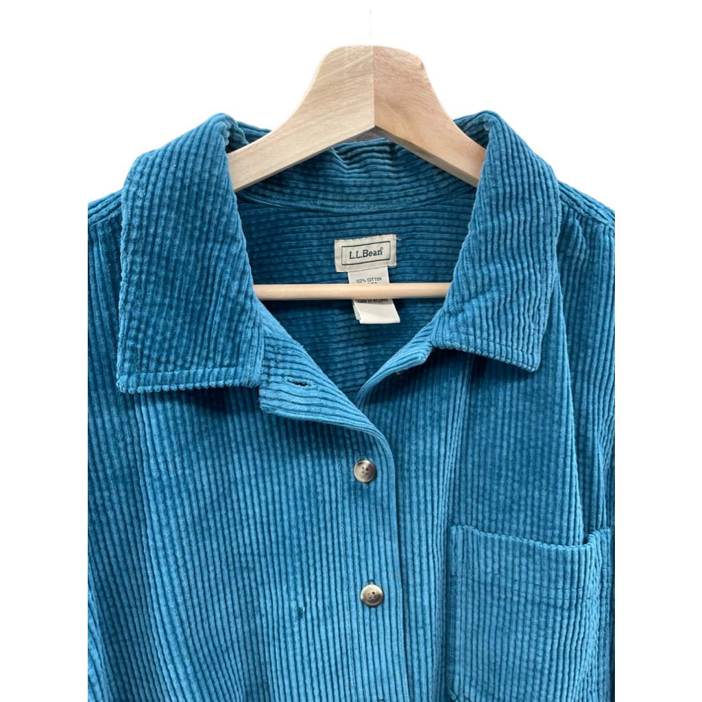 Vintage 1990's L.L. Bean Corduroy Button Up Shirt