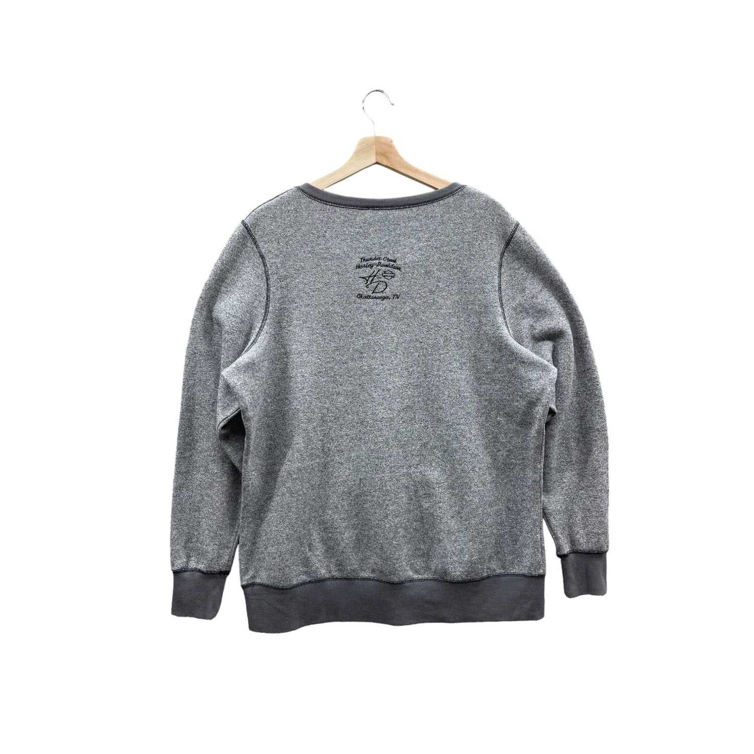 Vintage 2000's Harley-Davidson V-Cut Embroidered Sweater