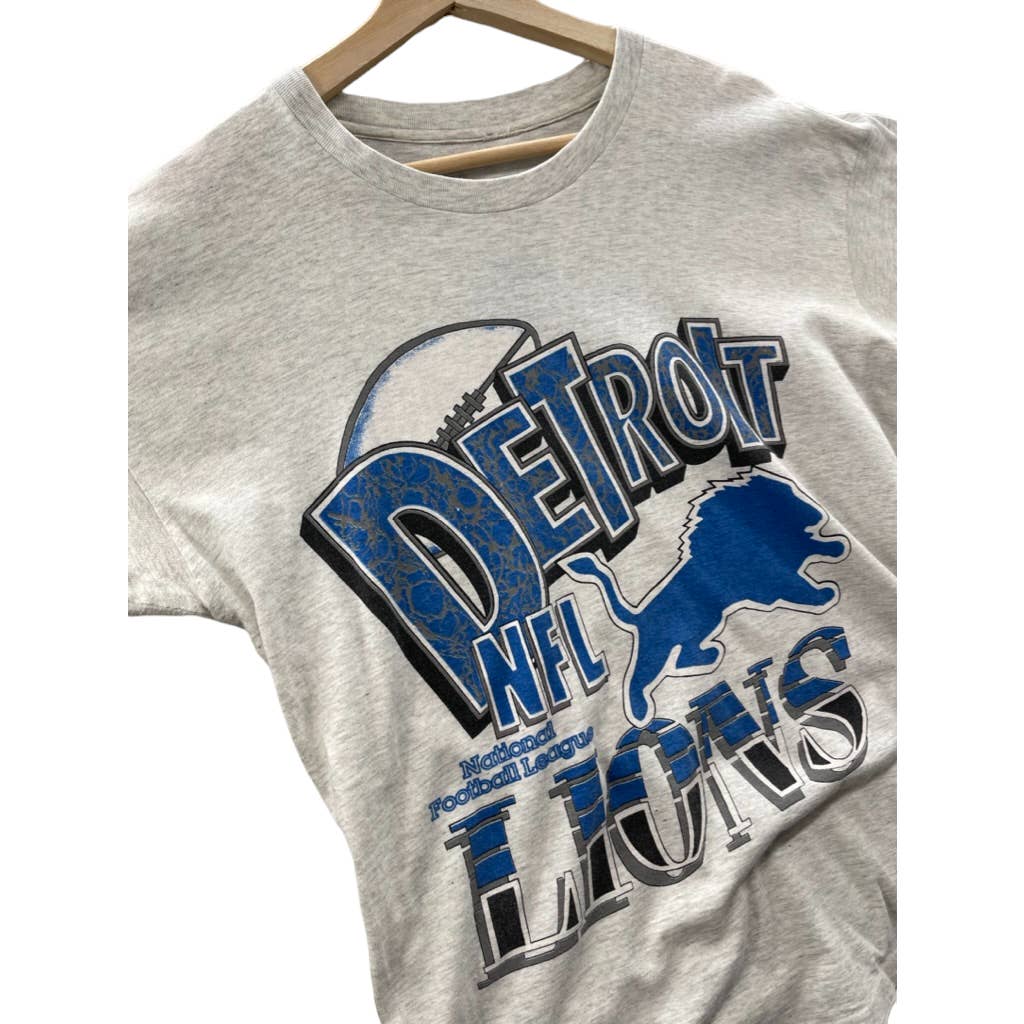 Vintage 1990's Detroit Lions NFL Graphic T-Shirt