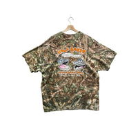 Vintage Half Baked Oyster Bar & Grill Realtree Camo T-Shirt