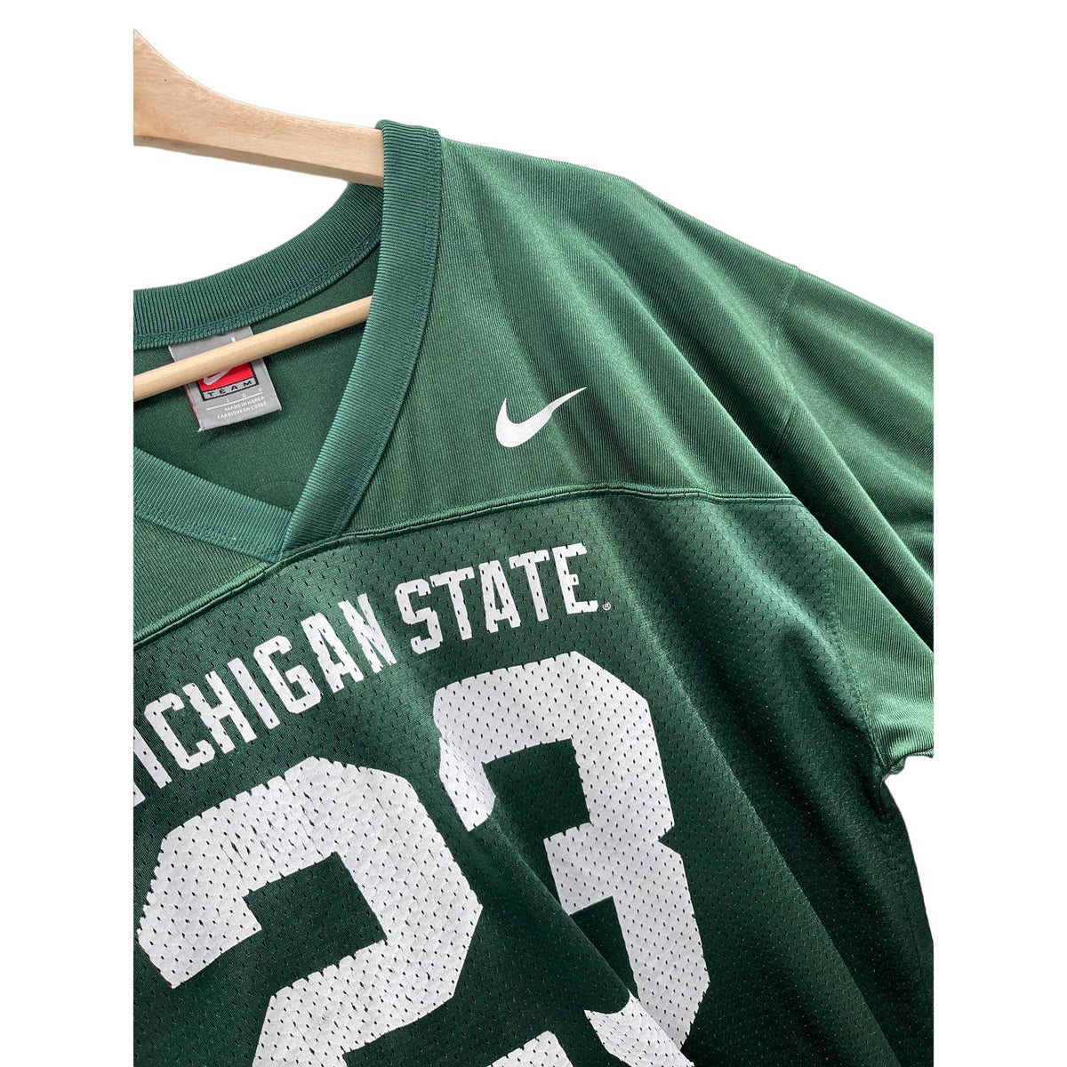 Vintage Nike Michigan State #23 College Football Team Jersey