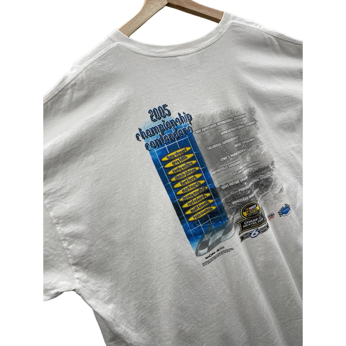 Vintage 2005 Mark Martin Viagra Racing Nascar Cup Racing Graphic T-Shirt