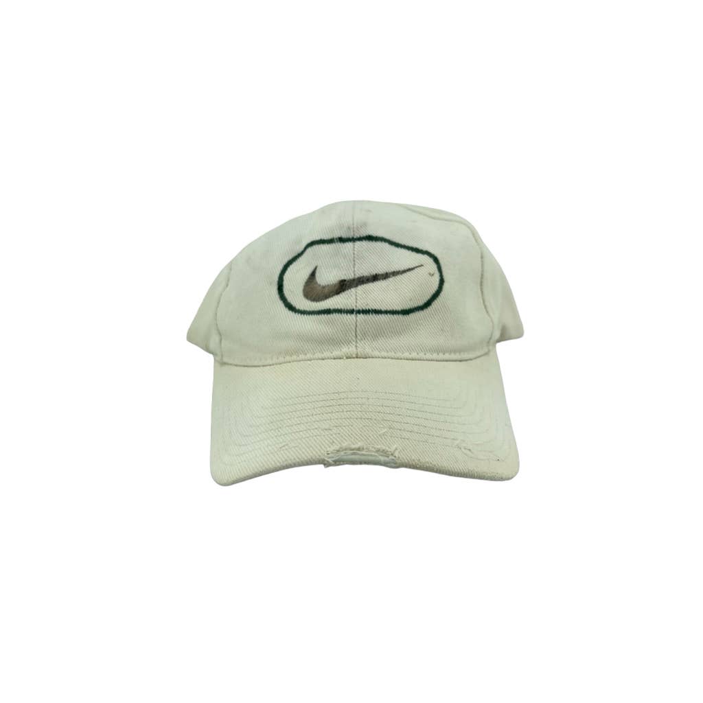 Vintage 1990's Nike Distressed Center Swoosh Snapback Hat