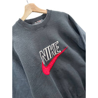 Vintage 1990's Nike Swoosh Embroidered Crewneck