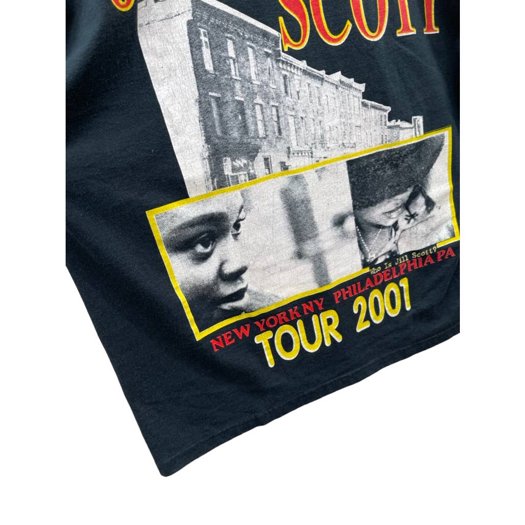 Vintage 2001 Jill Scott Who is Jill Scott? Neo Soul/R&B Tour Tee