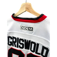 Vintage 1990's CCM Authentic Chicago Blackhawks Griswold NHL Hockey Jersey