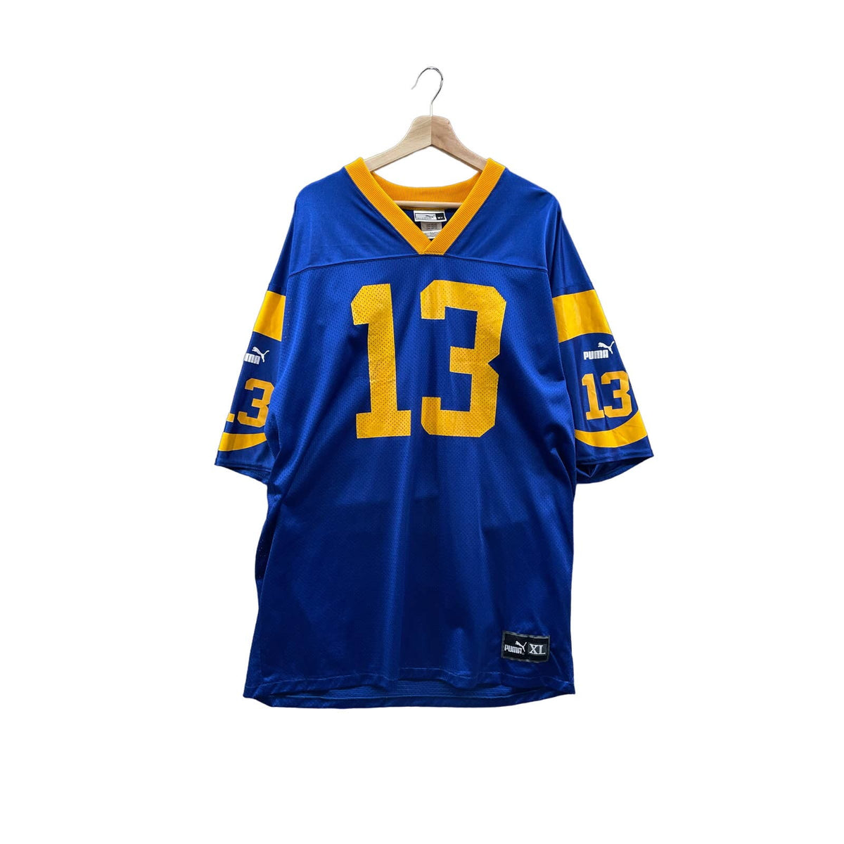 Vintage 1990's Puma St. Louis Rams Kurt Warner NFL Team Jersey