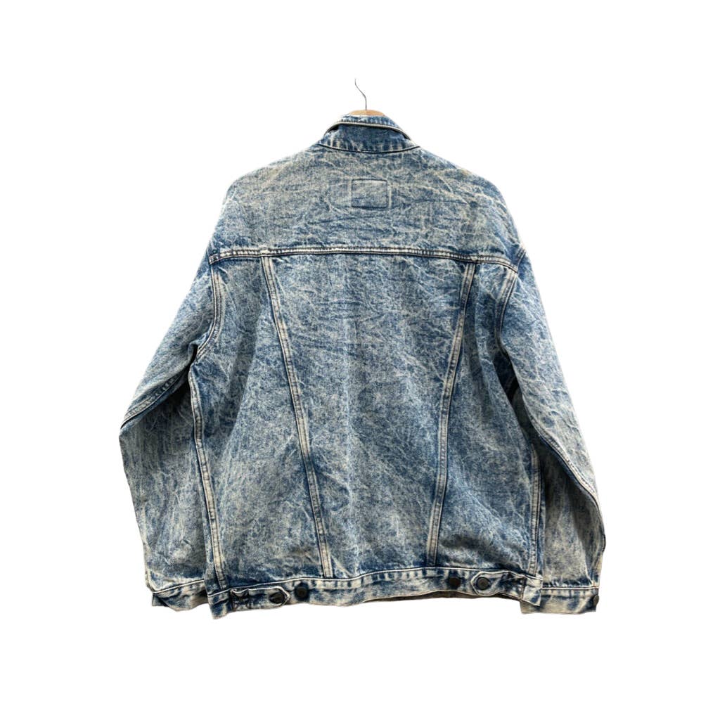 Vintage 1990's GAP Acid Wash Denim Trucker Jacket