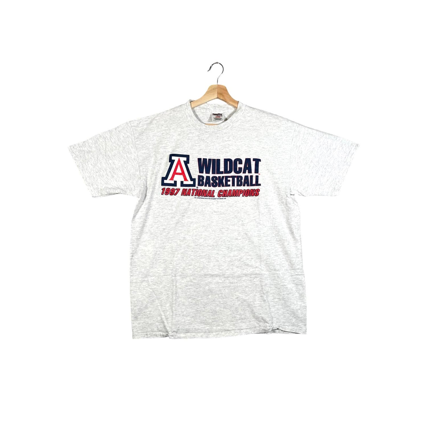 Vintage 1997 University of Arizona Wildcats Basketball Championship T-Shirt