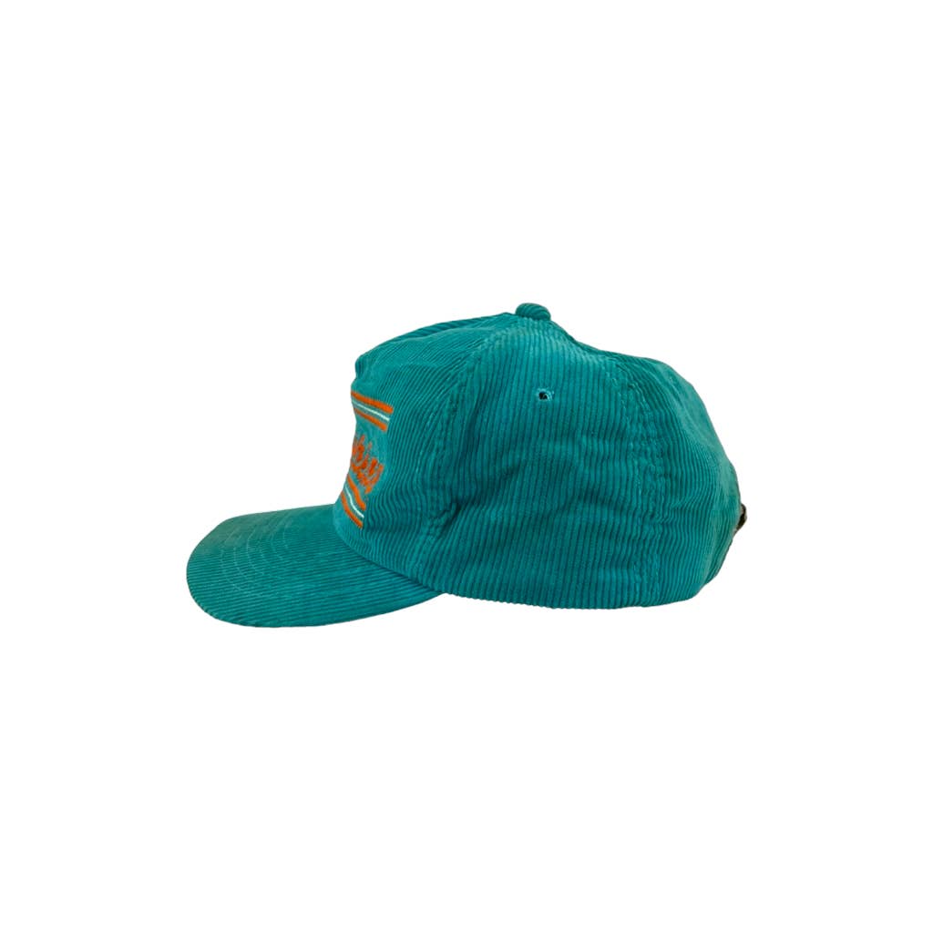 Vintage 1990's Miami Dolphins Drew Pearson Corduroy Snapback Hat