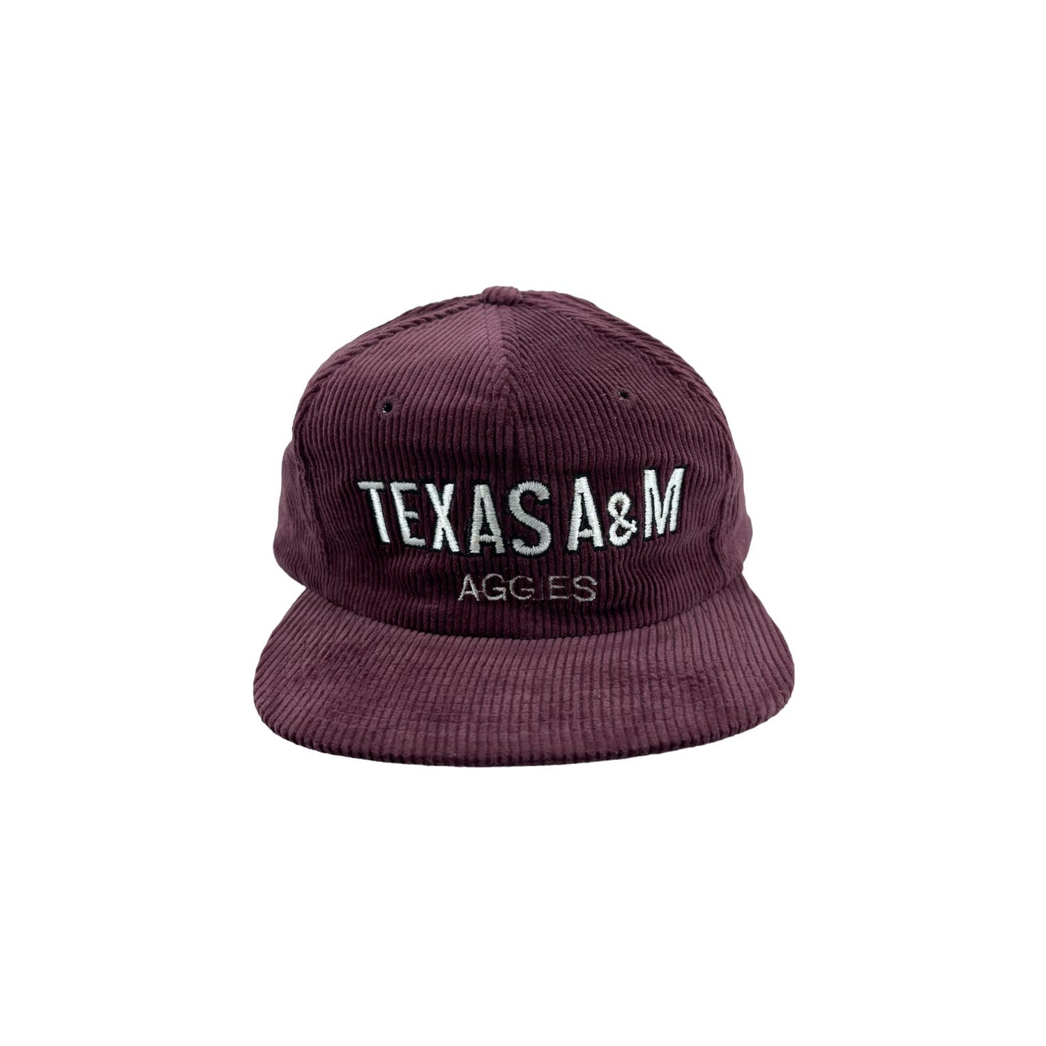 Vintage 1990's Texas A&M Aggies Twins Corduroy Snapback Hat