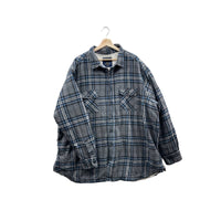 Vintage 2000's Club Room Sherpa-Lined Button Up Heavy Flannel Shirt