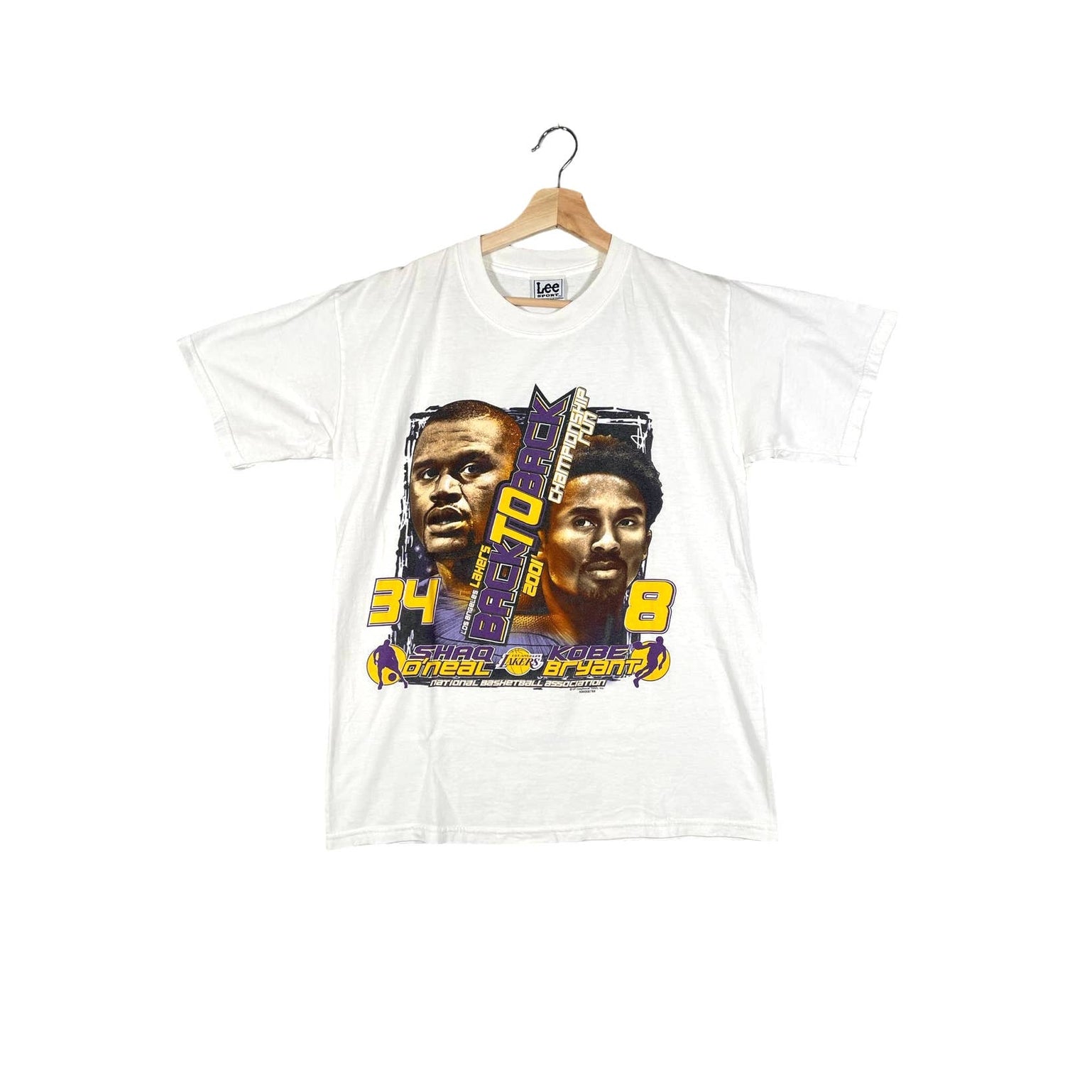 Vintage 2001 Los Angeles Lakers "Back to Back" T-Shirt