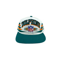Vintage 1990's Logo Athletic Miami Dolphins Pro Line Snapback Hat