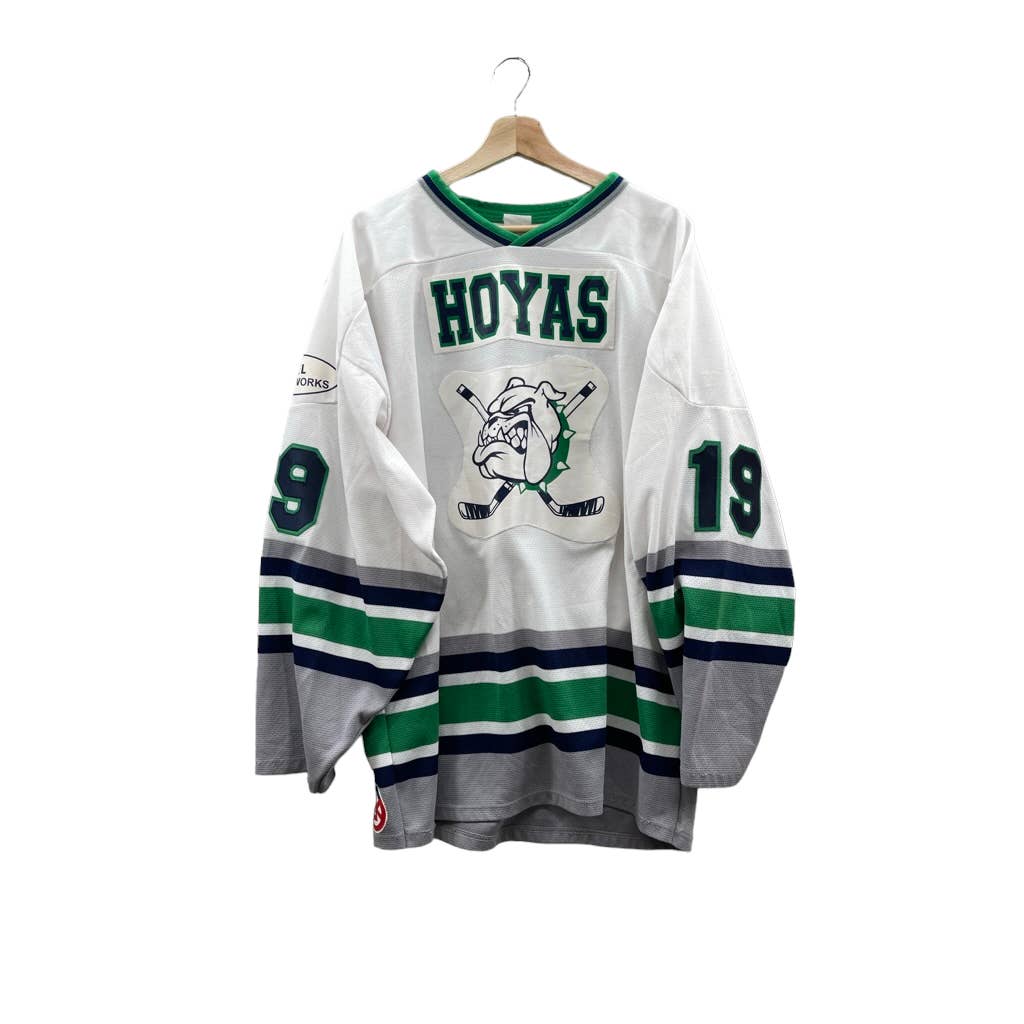 Vintage 1990's Georgetown Hoyas Whiteman #19 Hockey Jersey