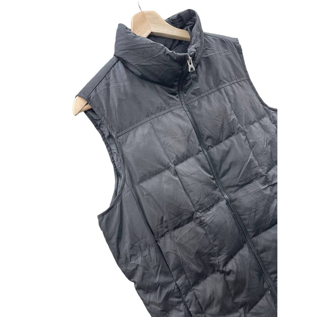 Vintage Lands End Men's Quilted Full Zip Insulated Outdoor Puffer Vest